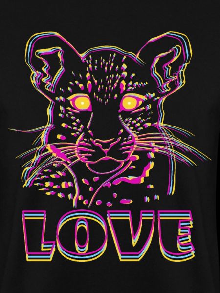Neon-Tiger Love Kunst