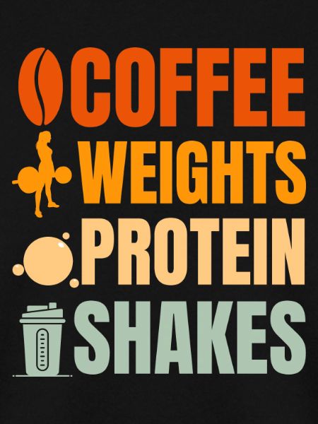 Kaffeegewichte Proteinshakes