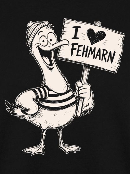 I Love Fehmarn Duck