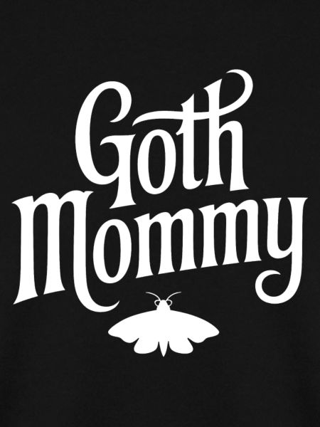 Goth-Mommy-Typografie mit Moth