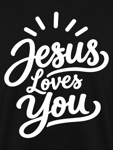 Jesus liebt dich christlicher Glaube