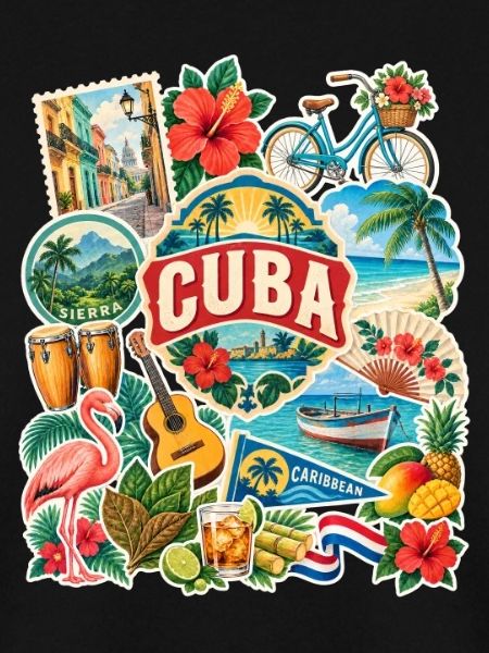 Kuba Reisesticker