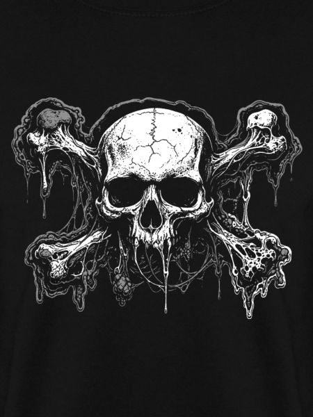 Tropfender Zombie Gothic Schädel