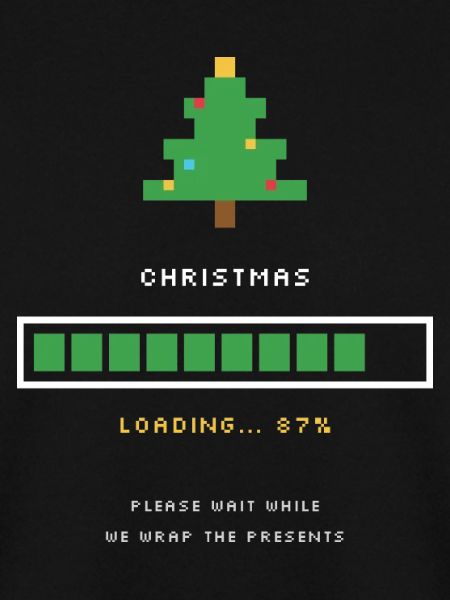 Weihnachten lädt lustigen Countdown-Jumper