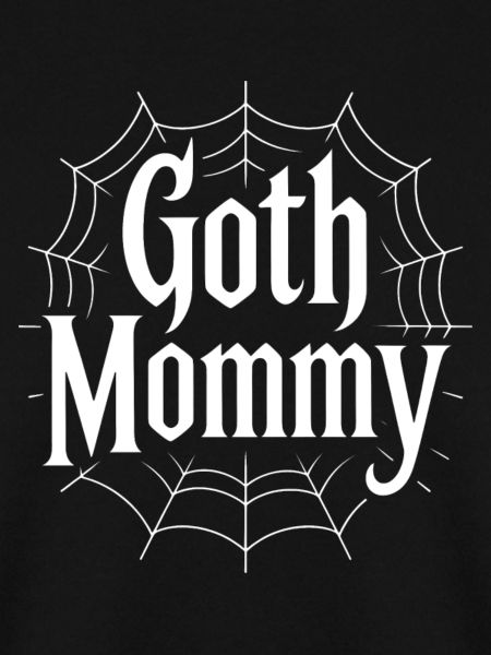 Goth-Mama-Spinnennetz-Tee
