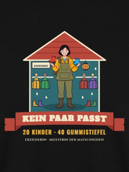 Erzieherin – Matschhose Gummistiefel Kita Geschenk