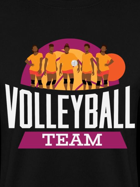 Volleyball Team – Mannschaft Retro Sonne