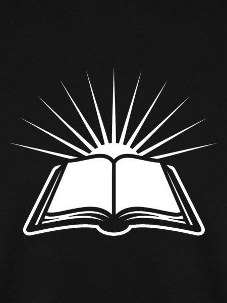 Strahlendes offenes Buch