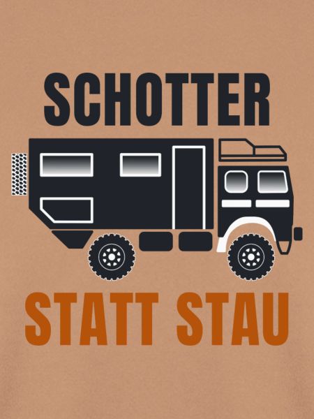 Schotter statt Stau – Offroad Spruch