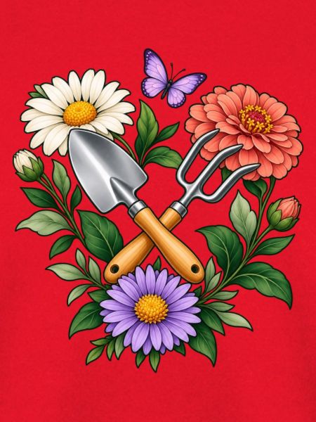 Hobbygärtner Geschenkidee Blumenkranz Garten