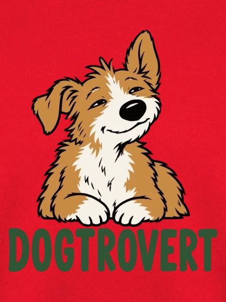 Dogtrovert Lustiger Introvertierter Hundeliebhaber-Design