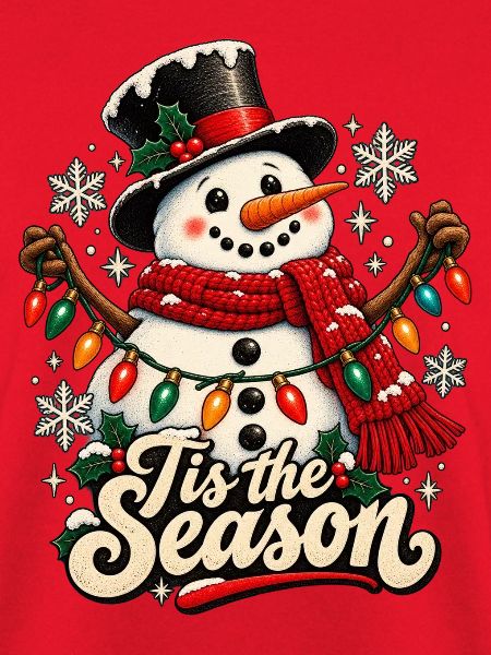 Tis the Season Schneemann-Lichter