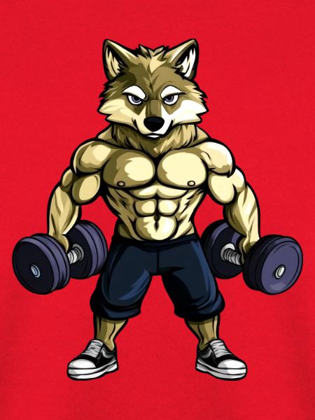 Starker Wolf / Bodybuilding