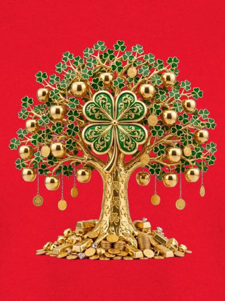 Goldener Kleeblattbaum