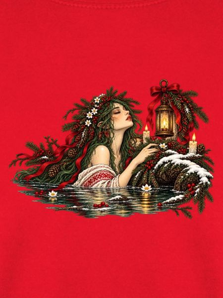 Weihnachts-Rusalka-Slawisches Wassergeist-Design