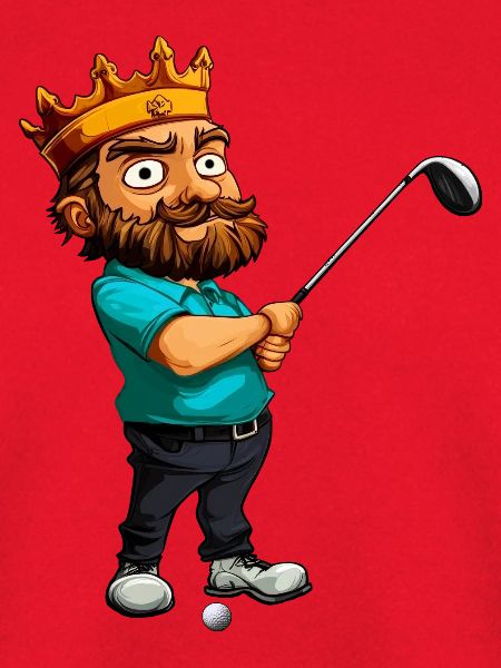 Könige Golf / Golfer King