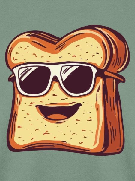 Lachender Toast mit Sonnenbrille