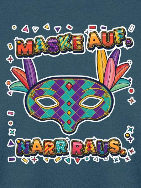 KARNEVAL MASKE AUF NARR RAUS