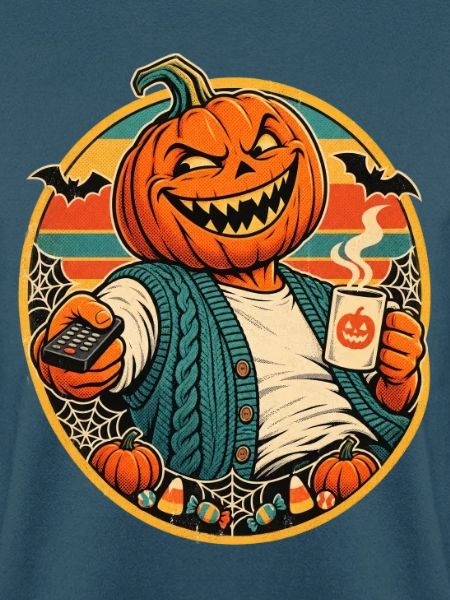 Halloween-Kürbisopa im Ruhestand