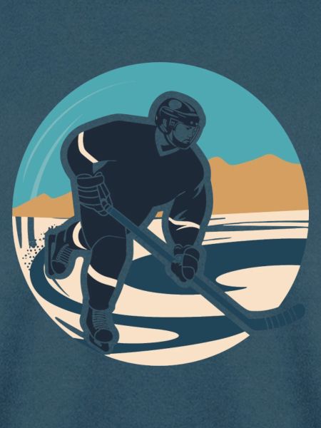 Eishockeyspieler Grafik