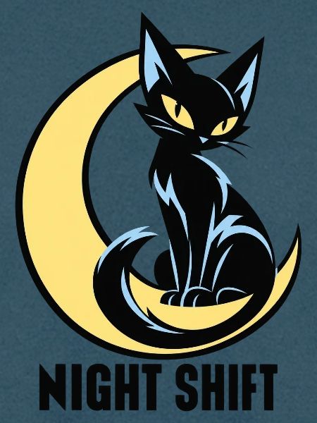 Mondkatze Nachtlicht