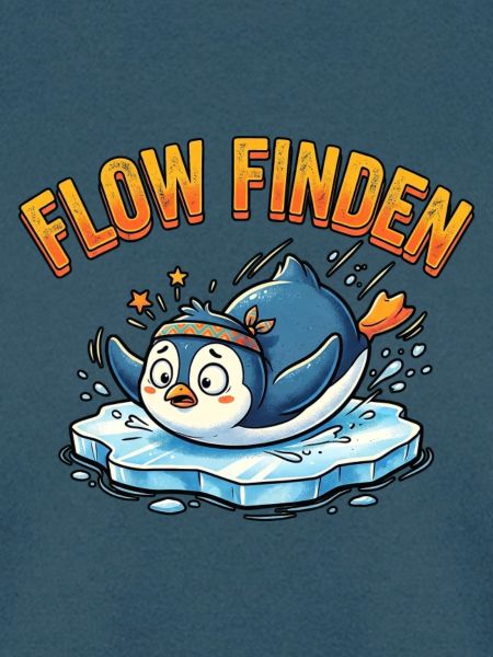 Lustiger Sport Pinguin