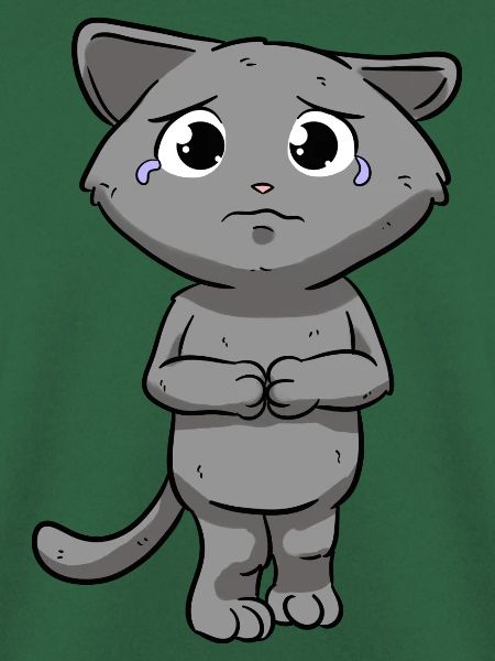 Traurige Katze