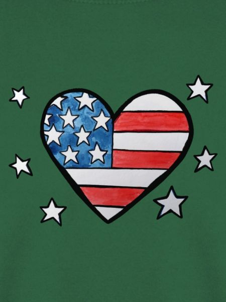 Patriotisches Sternen-und-Streifen-Herz