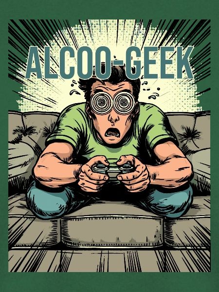 ALKOHOLIKER-NERD – VIDEOSPIELSÜCHTIGER