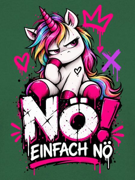 NO! Einhorn Graffiti Punk