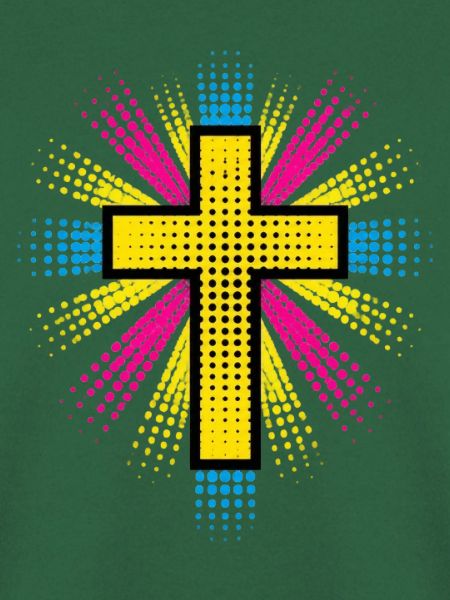 Sonnenneon Kreuz Spritzer
