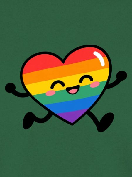 Regenbogenherz-Lächeln