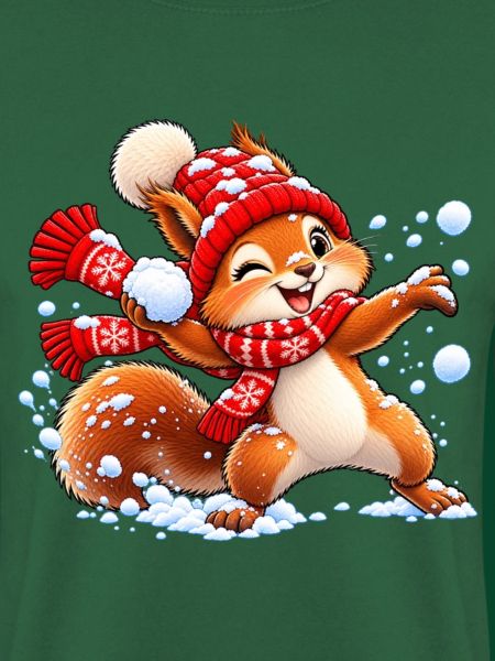 Eichhörnchen im Schnee – Süßer Winterspaß