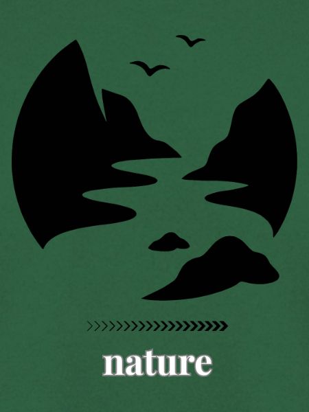 Natur Silhouetten im Mondlicht