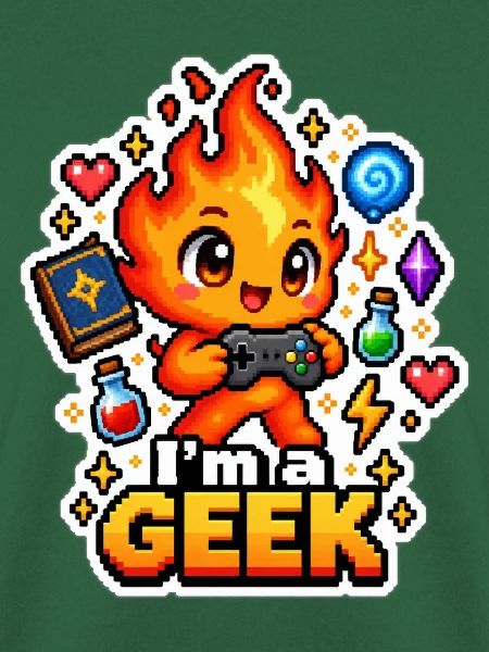 Kawaii Geek Flamme