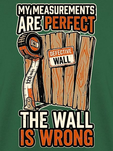 Perfekte Maße, Wand ist falsch