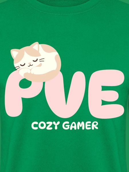 PVE Cozy Gaming Schlafkatze