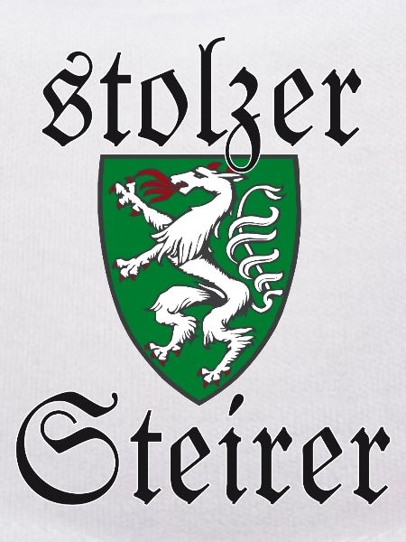 Stolzer Steirer Wappen Steiermark Spruch Geschenk