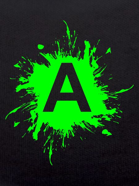 Team A Buchstabe A Anfangsbuchtabe