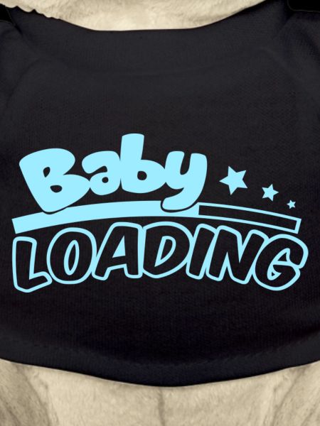 Baby Loading Logo in Sky Blue