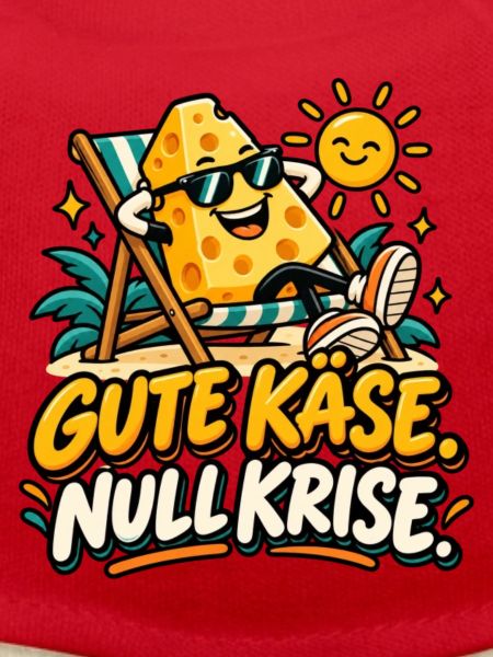 Käse am Strand: Sonnenspaß Spruch