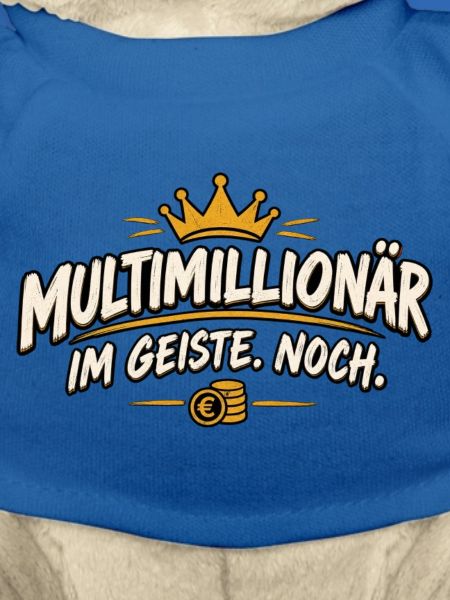 Multimillionär im Geiste Noch – lustiger Spruch