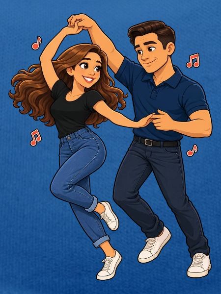 Swinging-Dance-Paar-Illustration