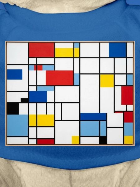 Mondrian Lines Primärfarbenspiel