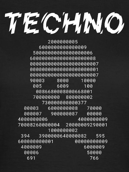 Techno-binäre Glyphen