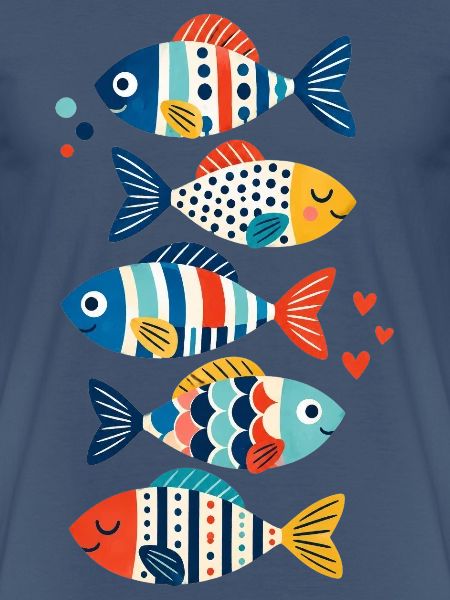 Geometrischer Regenbogenfisch