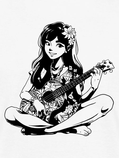 Ukulele Mädchen