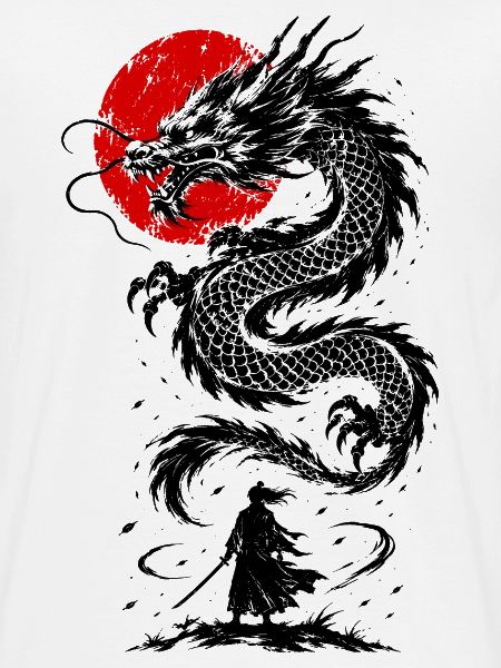  Samurai Japanischer Drache