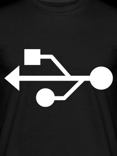 USB Symbol Minimaldesign