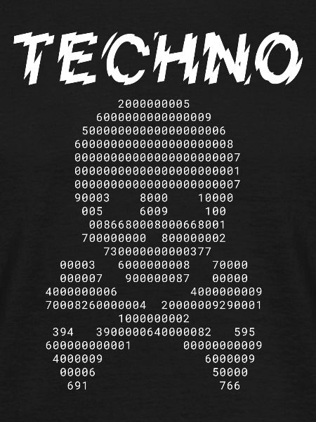 Techno-binäre Glyphen